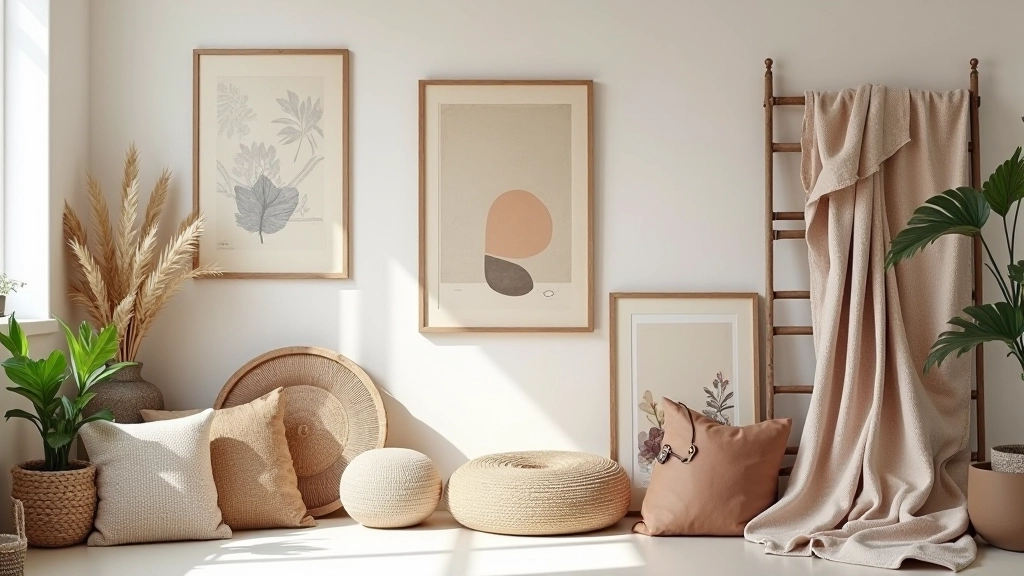 Selection of our wall art and decorative textiles collection